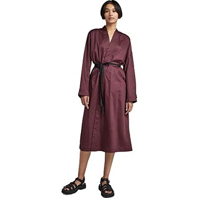 G-STAR RAW Dam omlottklänning, lila (vineyard vin D197-D303), S G-STAR RAW Dam omlottklänning, lila (vineyard vin D197-D303), S