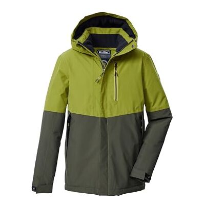 Killtec Pojkar utomhusjacka/funktionell jacka med huva KOW 222 BYS JCKT, khaki, 176, 43508-000, kaki, 176 Killtec Pojkar utomhusjacka/funktionell jacka med huva KOW 222 BYS JCKT, khaki, 176, 43508-000, kaki, 176