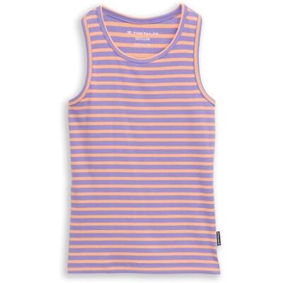 TOM TAILOR Barn flickor topp, 39989 – persika lila ränder, 140 TOM TAILOR Barn flickor topp, 39989 – persika lila ränder, 140