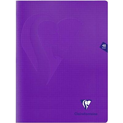 Clairefontaine 373312C en uppsättning med 10 lila mimesys häftade anteckningsböcker 24 x 32 cm 48 små rutor 90 g vitt papper polyprofilt Clairefontaine 373312C en uppsättning med 10 lila mimesys häftade anteckningsböcker 24 x 32 cm 48 små rutor 90 g vitt papper polyprofilt