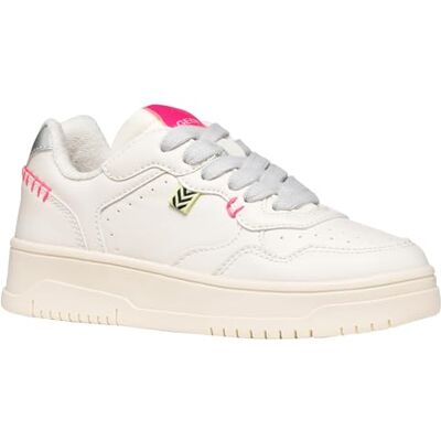 Geox J LESTRELLA Girl C sneakers, LT elfenben/silver, 35 EU Geox J LESTRELLA Girl C sneakers, LT elfenben/silver, 35 EU