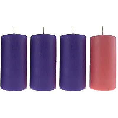 Cereria Di Giorgio Vaxer för advent Ø 7 cm h. 15 cm 4 stycken Cereria Di Giorgio Vaxer för advent Ø 7 cm h. 15 cm 4 stycken