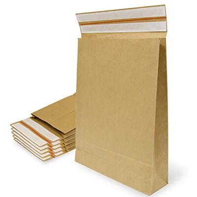 OFITURIA Kraft Paper Kuvert med dubbla 3 bälgar silikonband för frakt och förpackningar. Papperspåsar för att skicka kläder, accessoarer, dekoration eller gåvor ofyturia OFITURIA Kraft Paper Kuvert med dubbla 3 bälgar silikonband för frakt och förpackningar. Papperspåsar för att skicka kläder, accessoarer, dekoration eller gåvor ofyturia