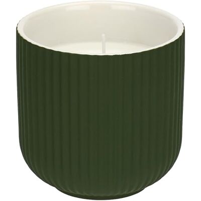 rituali domestici Grönt L-keramiskt ljus, 11 x 11 cm, djup 11 cm, kollektion Sofficeluce rituali domestici Grönt L-keramiskt ljus, 11 x 11 cm, djup 11 cm, kollektion Sofficeluce