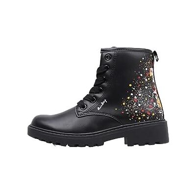 Geox flicka J Casey Girl Ankle Boot, Svart flerfärgad, 32 EU Geox flicka J Casey Girl Ankle Boot, Svart flerfärgad, 32 EU