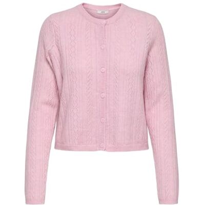 JDY april Life L/S O-hals kofta KNT, Doftande lila, L JDY april Life L/S O-hals kofta KNT, Doftande lila, L