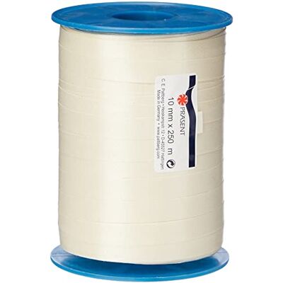 PRÄSENT C.E. Pattberg AMERICA Gåvolocktång kräm, 273 meter ballongband för presentförpackning, 1 cm bredd, tillbehör för dekoration och hantverk, dekorationsband för presenter PRÄSENT C.E. Pattberg AMERICA Gåvolocktång kräm, 273 meter ballongband för presentförpackning, 1 cm bredd, tillbehör för dekoration och hantverk, dekorationsband för presenter