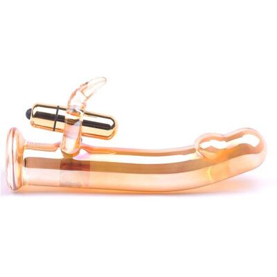 The Bondage Locker PleasureBoxxx Kanin vibrator glas dildo sexleksak gyllene The Bondage Locker PleasureBoxxx Kanin vibrator glas dildo sexleksak gyllene