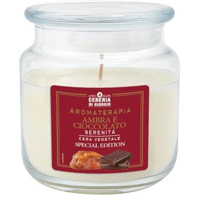 Cereria Di Giorgio Doftljus i medium jara, begränsad upplaga, 100% vegetabiliskt vax, vegan, livslängd upp till 80 timmar aromaterapi choklad lugn Made in Italy Cereria Di Giorgio Doftljus i medium jara, begränsad upplaga, 100% vegetabiliskt vax, vegan, livslängd upp till 80 timmar aromaterapi choklad lugn Made in Italy