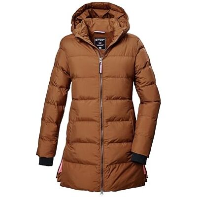Killtec quiltad parkas för flickor, parkas med huva KOW 359 GRLS QLTD PRK, brun, 128, 42151-000 Killtec quiltad parkas för flickor, parkas med huva KOW 359 GRLS QLTD PRK, brun, 128, 42151-000