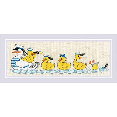 Riolis Counted Cross Stitch Kit 9.5"X3.25"-Over The Waves (14 räknas) Riolis Counted Cross Stitch Kit 9.5"X3.25"-Over The Waves (14 räknas)