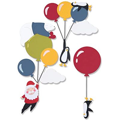 Sizzix Thinlits Die Set 10PK Festive Sky Party av Olivia Rose 665948 Kapitel 3 2022 Sizzix Thinlits Die Set 10PK Festive Sky Party av Olivia Rose 665948 Kapitel 3 2022