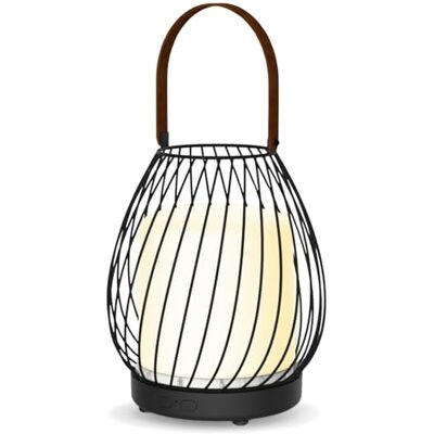 ZEN ARÔME Zen'Arôme Milano trådlös ultraljudsdiffusor, inbyggt uppladdningsbart batteri 20 timmars batteritid, Nomad eterisk olja diffusor, kontinuerlig eller alternerande sändning, 3 LED-belysningslägen vit ZEN ARÔME Zen'Arôme Milano trådlös ultraljudsdiffusor, inbyggt uppladdningsbart batteri 20 timmars batteritid, Nomad eterisk olja diffusor, kontinuerlig eller alternerande sändning, 3 LED-belysningslägen vit