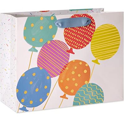 Papyrus stor presentpåse (ballonger) för födelsedagar, grattis och alla tillfällen (1 väska) Papyrus stor presentpåse (ballonger) för födelsedagar, grattis och alla tillfällen (1 väska)