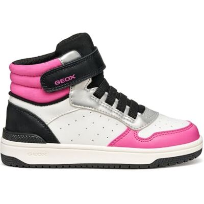 Geox J WASHIBA Girl sneakers, vit/fuchsia, 25 EU, Vit fuchsia, 25 EU Geox J WASHIBA Girl sneakers, vit/fuchsia, 25 EU, Vit fuchsia, 25 EU