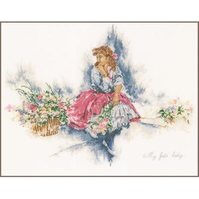 Lanarte broderkit, ca. 54 x 43 cm / 21,6 tum x 17,2 tum Lanarte broderkit, ca. 54 x 43 cm / 21,6 tum x 17,2 tum