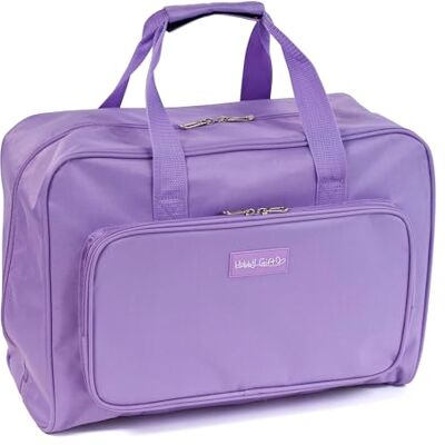 Hobby Gift Hobby gåva symaskin väska polyester vadderad bärväska extra tillbehör förvaring, lila, 47 x 21 x 33 cm Hobby Gift Hobby gåva symaskin väska polyester vadderad bärväska extra tillbehör förvaring, lila, 47 x 21 x 33 cm