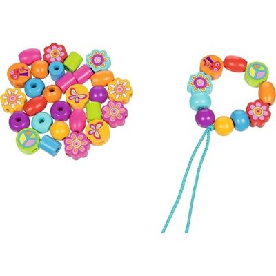 goki 58311 – pärlset Love & Peace – 42-delat pysselset av trä och textil i förvaringslåda, från 3 år – från 66-serien goki 58311 – pärlset Love & Peace – 42-delat pysselset av trä och textil i förvaringslåda, från 3 år – från 66-serien