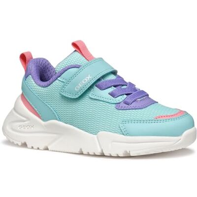 Geox J Loftus Girl A, flickor sneakers, Aqua Lilac, 35 EU Geox J Loftus Girl A, flickor sneakers, Aqua Lilac, 35 EU