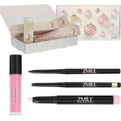 ZMILE Cosmetics Skönhet adventskalender 4 gåvor 4 adventskalender "magiska söndagar" 4 överraskningar för smink och styling i en trendig presentask med vegansk kosmetika ZMILE Cosmetics Skönhet adventskalender 4 gåvor 4 adventskalender "magiska söndagar" 4 överraskningar för smink och styling i en trendig presentask med vegansk kosmetika