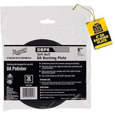 Meguiar's DBP6 6 tum DA stödplatta för en dubbelverkande polermaskin Meguiar's DBP6 6 tum DA stödplatta för en dubbelverkande polermaskin