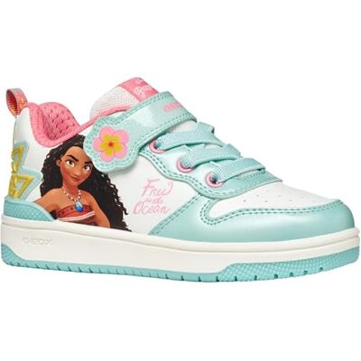 Geox J WASHIBA Girl C sneakers, vit/WaterSEA, 30 EU Geox J WASHIBA Girl C sneakers, vit/WaterSEA, 30 EU