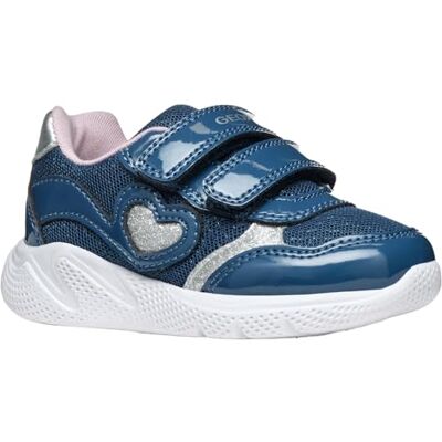 Geox Flicka B Sprintye Girl A Basket, Avio silver, 25 EU Geox Flicka B Sprintye Girl A Basket, Avio silver, 25 EU
