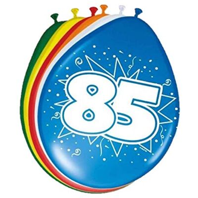 Folat 85 års ballonger 30cm 8 st Folat 85 års ballonger 30cm 8 st