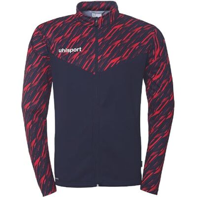 uhlsport fotboll progressive 28 poly herrjacka träningsjacka sportjacka sweatshirtskjorta utan huva med ståkrage och fickor med dragkedja uhlsport fotboll progressive 28 poly herrjacka träningsjacka sportjacka sweatshirtskjorta utan huva med ståkrage och fickor med dragkedja