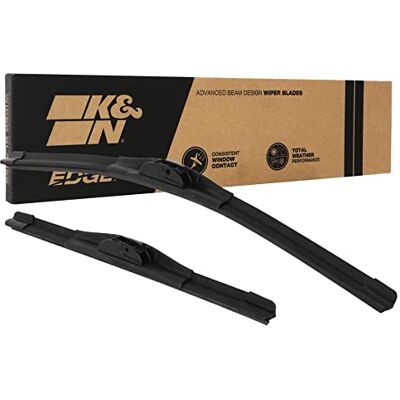 K&N Edge 2-pack högpresterande torkarblad för alla väderförhållanden, toppkontakt för vindruta, spårfri torkteknik 61 + 45 cm K&N Edge 2-pack högpresterande torkarblad för alla väderförhållanden, toppkontakt för vindruta, spårfri torkteknik 61 + 45 cm