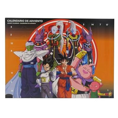 CYPBRANDS CyP Brands Dragon Ball Adventskalender 24 överraskningar present till barn, officiellt licensierad Marvel, aktiviteter och leksaker, jul CYPBRANDS CyP Brands Dragon Ball Adventskalender 24 överraskningar present till barn, officiellt licensierad Marvel, aktiviteter och leksaker, jul