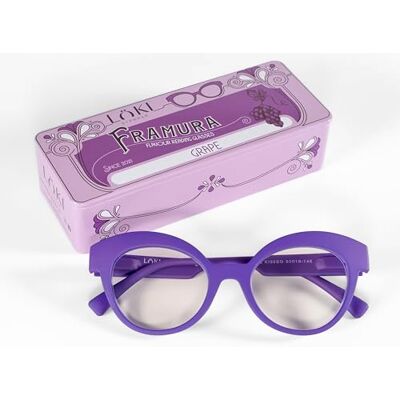 Loki framura glasögon, vuxna unisex, lila, en storlek Loki framura glasögon, vuxna unisex, lila, en storlek