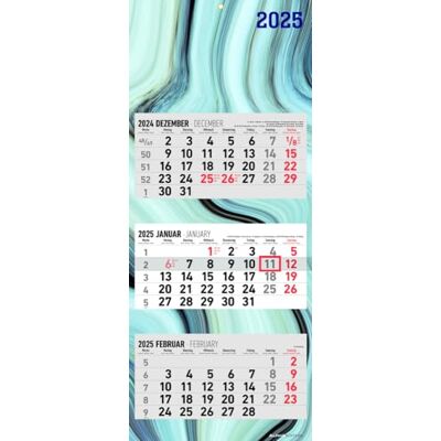 Neumann Verlage GmbH & Co - Tre-månaders kalenders design 2025 - Format 33x20 cm - Fällbart - Datumskjutare - kalender Neumann Verlage GmbH & Co - Tre-månaders kalenders design 2025 - Format 33x20 cm - Fällbart - Datumskjutare - kalender