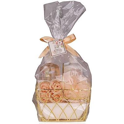 Presentset Honung Jasmijn - Badset med duschgel, lotion, konfetti Presentset Honung Jasmijn - Badset med duschgel, lotion, konfetti