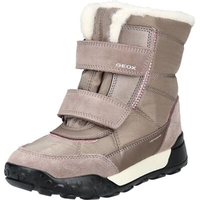 Geox J Trekkyup Girl B AB, flicka snöstövel, mörkbeige, 32 EU Geox J Trekkyup Girl B AB, flicka snöstövel, mörkbeige, 32 EU