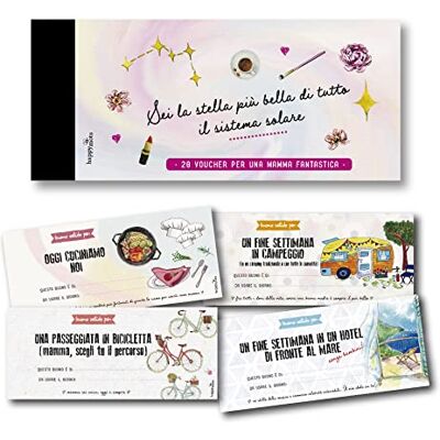 HappyMots Mamma gåva Pack da 20 Buoni 15 completi e 5 da compilare Piani condivisi Present Originale per la Festa della Mamma Gift Donna HappyMots Mamma gåva Pack da 20 Buoni 15 completi e 5 da compilare Piani condivisi Present Originale per la Festa della Mamma Gift Donna