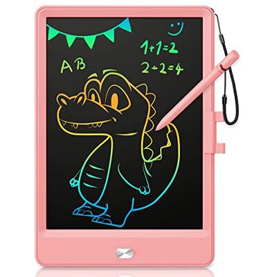 KOKODI Lcd skrivtavla barn för leksaker från 3 år, KO 20 cm ljus färgglad målning tavla trolleri tavla för 3 4 5 6 7 8 år, leksakspresenter jul födelsedag gåva gamla flickor pojkar, rosa KOKODI Lcd skrivtavla barn för leksaker från 3 år, KO 20 cm ljus färgglad målning tavla trolleri tavla för 3 4 5 6 7 8 år, leksakspresenter jul födelsedag gåva gamla flickor pojkar, rosa
