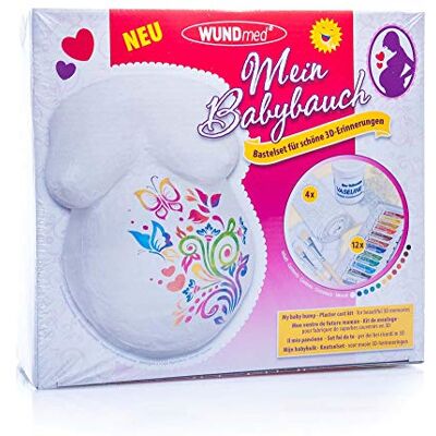 Wundmed – Min babymage – gips pysselset för vackra 3D-minnen Wundmed – Min babymage – gips pysselset för vackra 3D-minnen