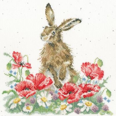 Bothy Threads Counted korsstygnskit – fält av blommor av Wrendale Designs Bothy Threads Counted korsstygnskit – fält av blommor av Wrendale Designs