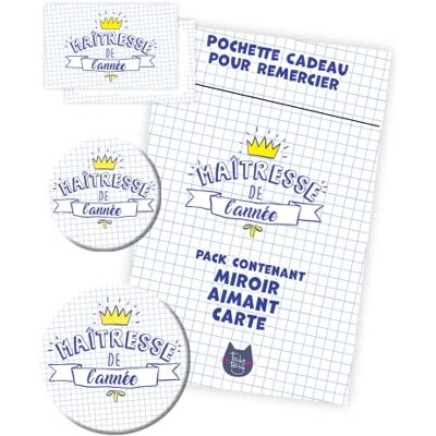 Ticky-Tacky Älskarinna presentkit kortpaket + spegel + magnet älskarinna krona gåva till älskarinna Ticky-Tacky Älskarinna presentkit kortpaket + spegel + magnet älskarinna krona gåva till älskarinna