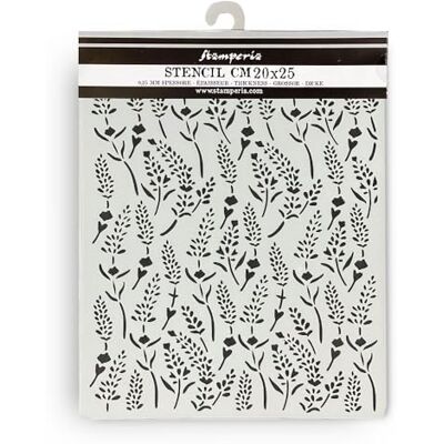 Stamperia – tjocka stencils för scrapbooking, album, korttillverkning, bullet journalling och more, mönster, flexibelt material, lätt att rengöra, perfekt för hobbyer, hantverk och gåvor (lavender) Stamperia – tjocka stencils för scrapbooking, album, korttillverkning, bullet journalling och more, mönster, flexibelt material, lätt att rengöra, perfekt för hobbyer, hantverk och gåvor (lavender)