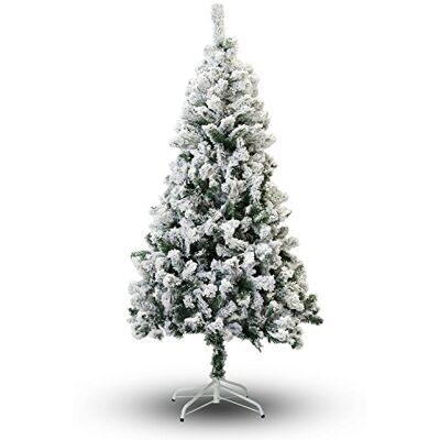 Perfect Holiday PVC Julgran - 5 fot Beflockad Snö Perfect Holiday PVC Julgran - 5 fot Beflockad Snö