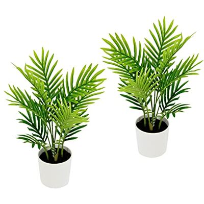 Flair Flower Konstgjort träd Phoenix palm tropisk konstgjord växt mini liten växt areca design konstgjord växt med plastkruka grön växt arecapalm konst palm för kontor hus vardagsrum hotell Flair Flower Konstgjort träd Phoenix palm tropisk konstgjord växt mini liten växt areca design konstgjord växt med plastkruka grön växt arecapalm konst palm för kontor hus vardagsrum hotell