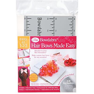 Bowdabra Darice hårrosett verktyg för Mini , hårrosett, plast Bowdabra Darice hårrosett verktyg för Mini , hårrosett, plast