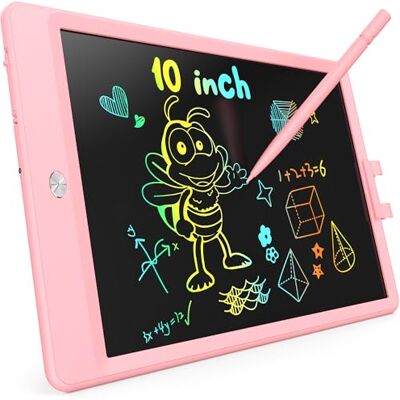 KOKODI LCD ritplatta 25 cm för flickor pojkar, jul födelsedag gåva för barn, leksaker gåvor för 2 3 4 5 6 7 år gammal, klotbräda magnetisk ritbrädor småbarn pedagogisk återanvändbar (rosa) KOKODI LCD ritplatta 25 cm för flickor pojkar, jul födelsedag gåva för barn, leksaker gåvor för 2 3 4 5 6 7 år gammal, klotbräda magnetisk ritbrädor småbarn pedagogisk återanvändbar (rosa)