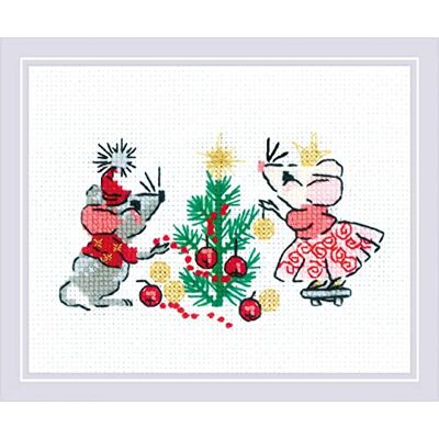 Riolis Counted Cross Stitch Kit 6,25 tum X5"-Waiting For A Holiday (14 Count) Riolis Counted Cross Stitch Kit 6,25 tum X5"-Waiting For A Holiday (14 Count)