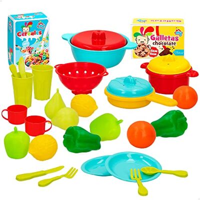 COLORBABY My Home Kit för rengöring av leksak, rengöringsset för barn, kvast och sopskyffel set för barn, mopp leksak, 10 tillbehör, , +3 år (49379) COLORBABY My Home Kit för rengöring av leksak, rengöringsset för barn, kvast och sopskyffel set för barn, mopp leksak, 10 tillbehör, , +3 år (49379)