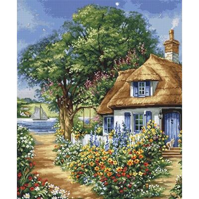 Luca-S BU5000 korsstygnssats, flerfärgad, 39 x 32 cm Luca-S BU5000 korsstygnssats, flerfärgad, 39 x 32 cm