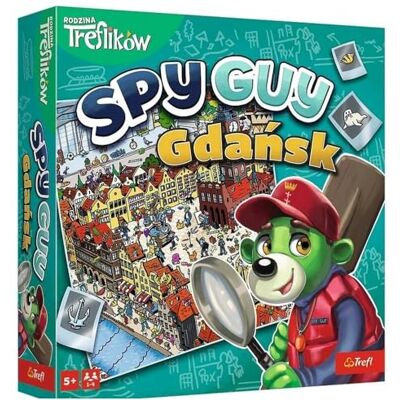 Trefl – Spy Guy Gda – kooperativt observationsspel med stadens sevärdheter, stor lekbräda, familjebrädspel för vuxna och barn från 5 år Trefl – Spy Guy Gda – kooperativt observationsspel med stadens sevärdheter, stor lekbräda, familjebrädspel för vuxna och barn från 5 år