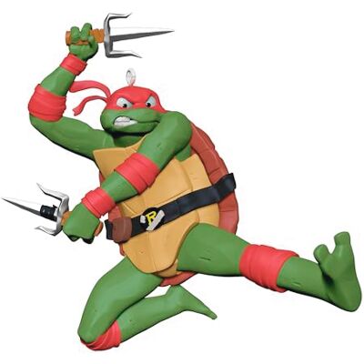 Hallmark Keepsake julprydnad 2024, Teenage Mutant Ninja Turtles: Mutant Mayhem Raphael, gåvor för TMNT-fans Hallmark Keepsake julprydnad 2024, Teenage Mutant Ninja Turtles: Mutant Mayhem Raphael, gåvor för TMNT-fans